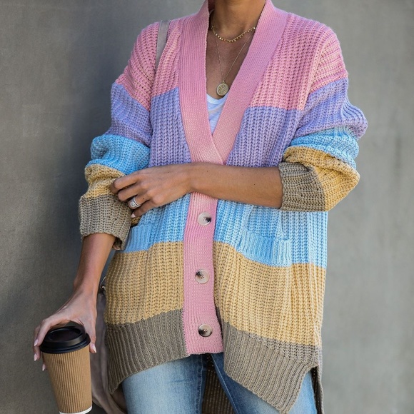 UNICORN Colorblock Cardigan - Picture 2 of 4